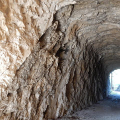 Limestone Rock Cliff and Hand-Drilled Tunnel of Odahara