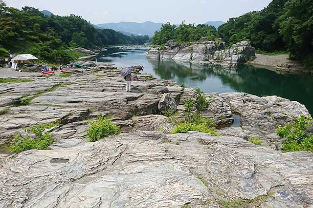 長瀞の岩畳