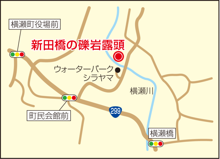 G08_新田橋の礫岩露頭